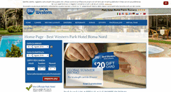 Desktop Screenshot of parkhotelromanord.it
